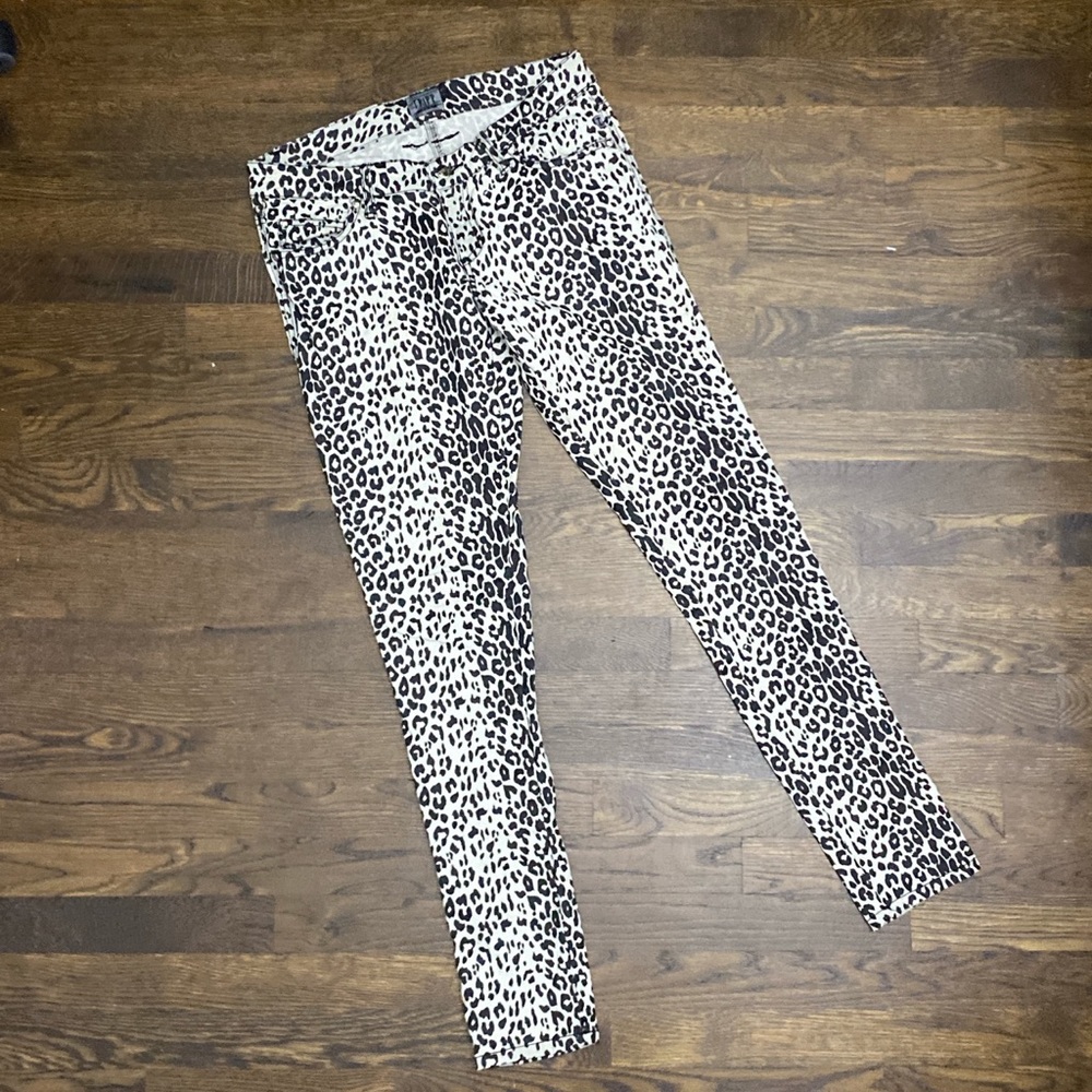 Vintage Tripp NYC leopard print jeans